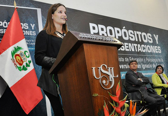 “Este es un hito importante en la historia de la USIL” señaló Luciana de la Fuente
