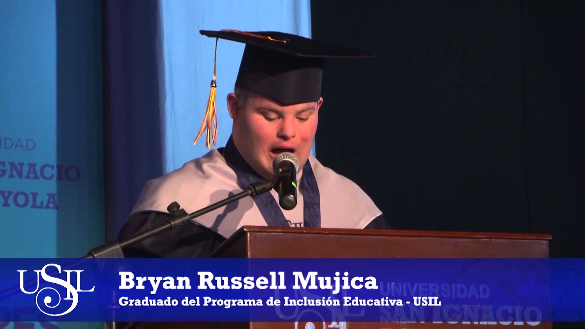 Graduación de Bryan Mujica: Palabras de Luciana de La Fuente