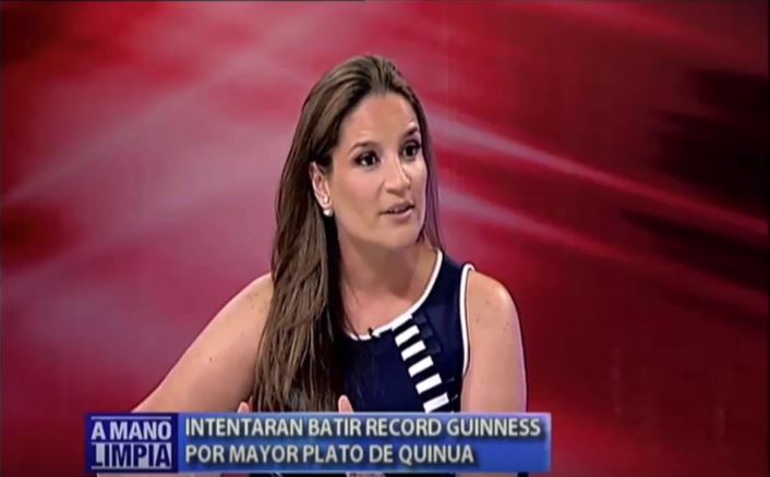 Luciana de la Fuente destacó las bondades nutritivas de la quinua en Miami