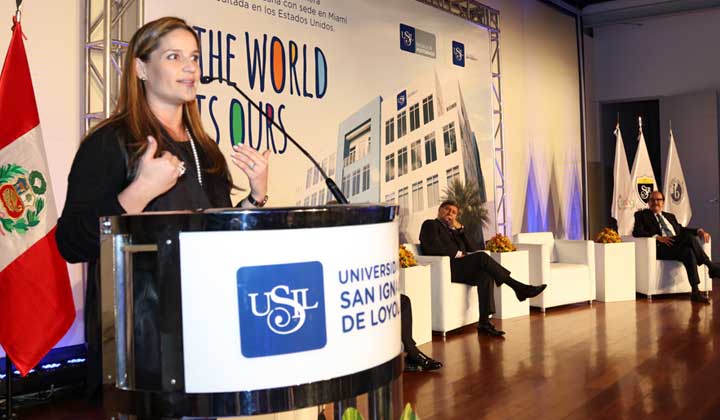 Luciana de la Fuente anunció lanzamiento de nueva Facultad de Medicina de la USIL