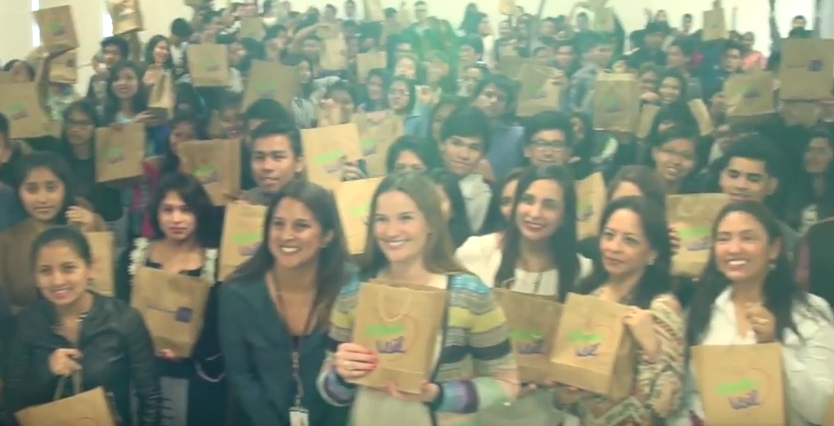 Luciana de la Fuente presentó Modo USIL a alumnos del Instituto de Emprendedores